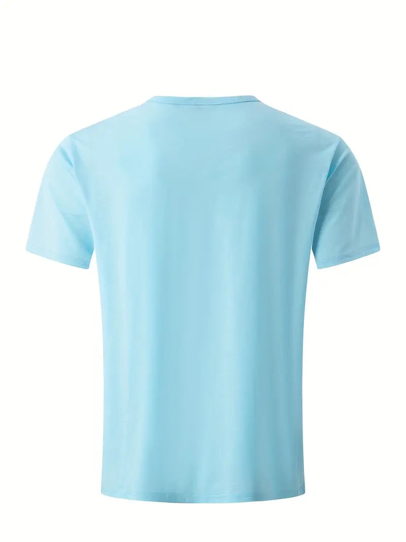 Quality Cyan T-Shirt